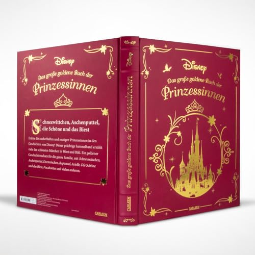 Disney: Das große goldene Buch der Prinzessinnen: Hochwertig ausgestattet mit Lesebändchen, Goldfolie und Goldschnitt. | 10 Vorlesegeschichten ab 3 ... Co. (Die großen goldenen Bücher von Disney)